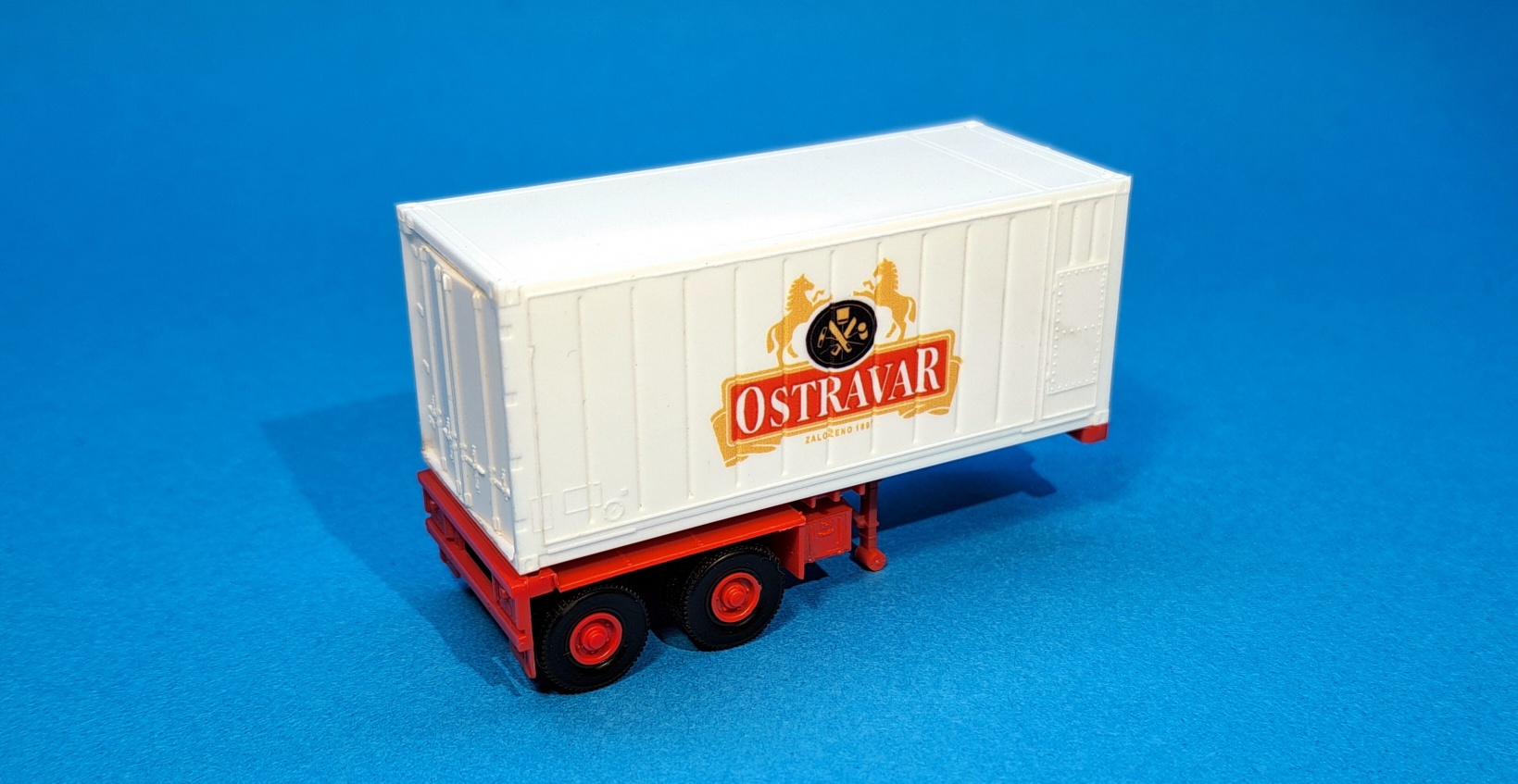 návěs s 20" kontejnerem - OSTRAVAR