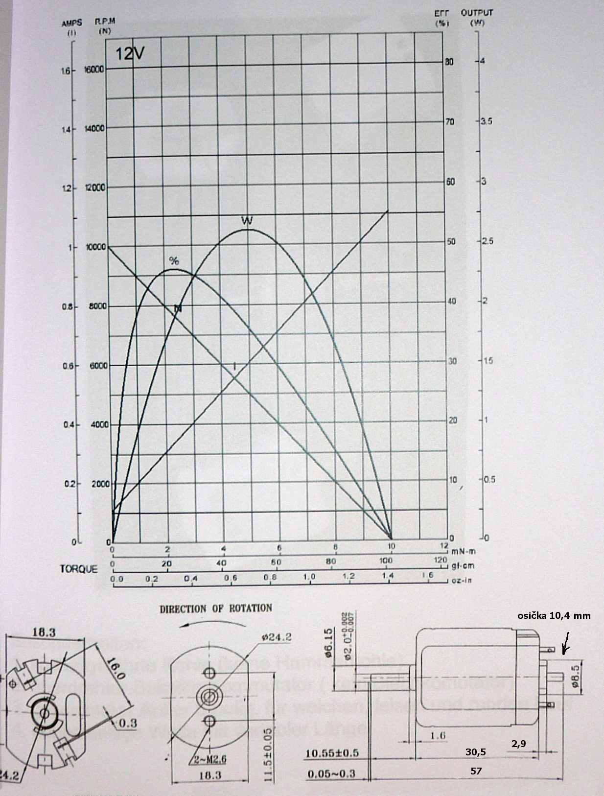 motor M330-11