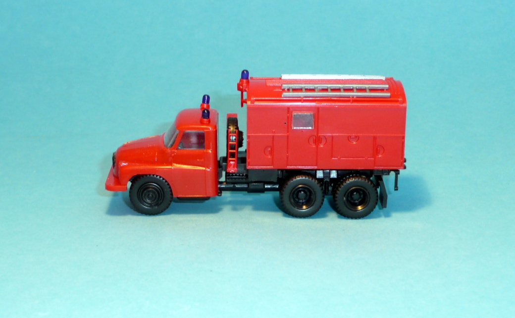 TATRA 138 hasiči - pojízdná dílna - 1:87