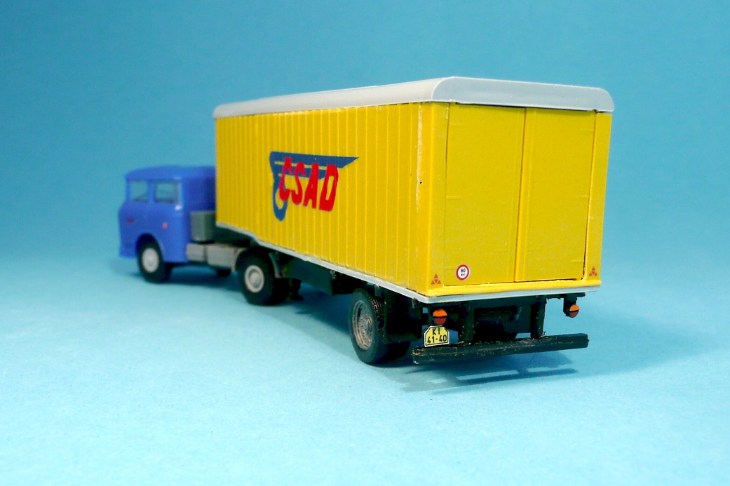 Škoda 706 TN + stěhovací návěs ČSAD - 1:87