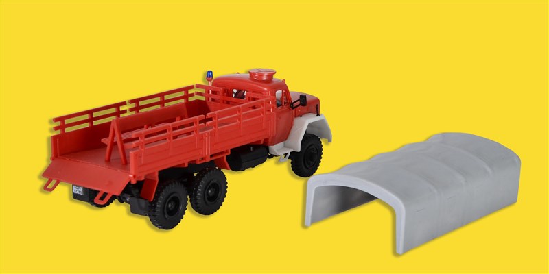 KIBRI  - Hasiči - MAGIRUS Jupiter valník s plachtou - 1:87