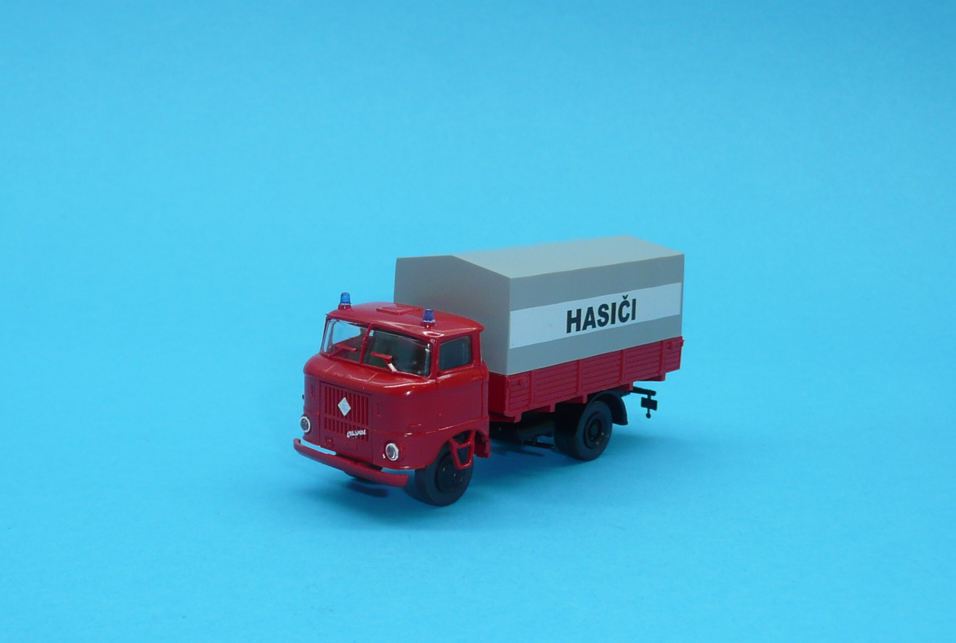 IFA W50L HASIČI - valník s plachtou II.