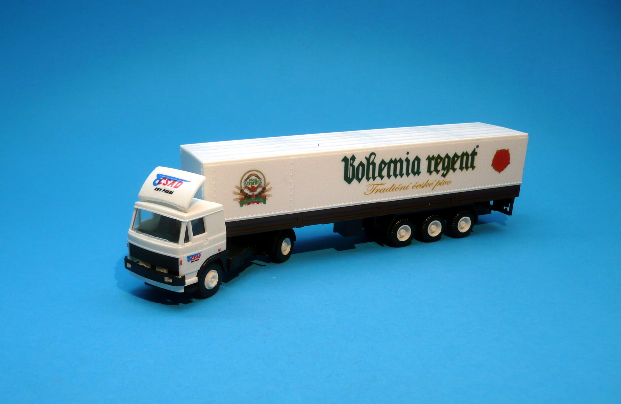 LIAZ návěs s plachtou - Bohemia Regent - 1:87      