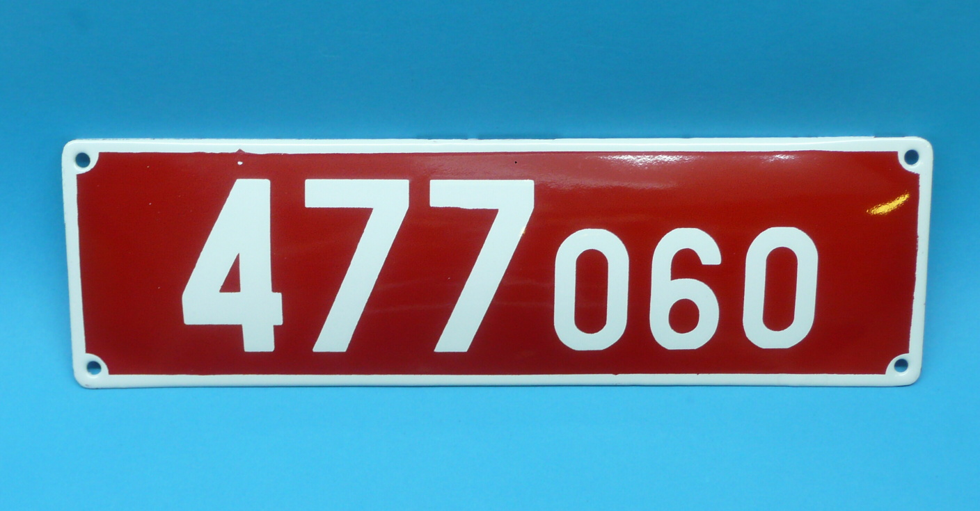 Smaltovaná cedule 477.060 - 34x10 cm
