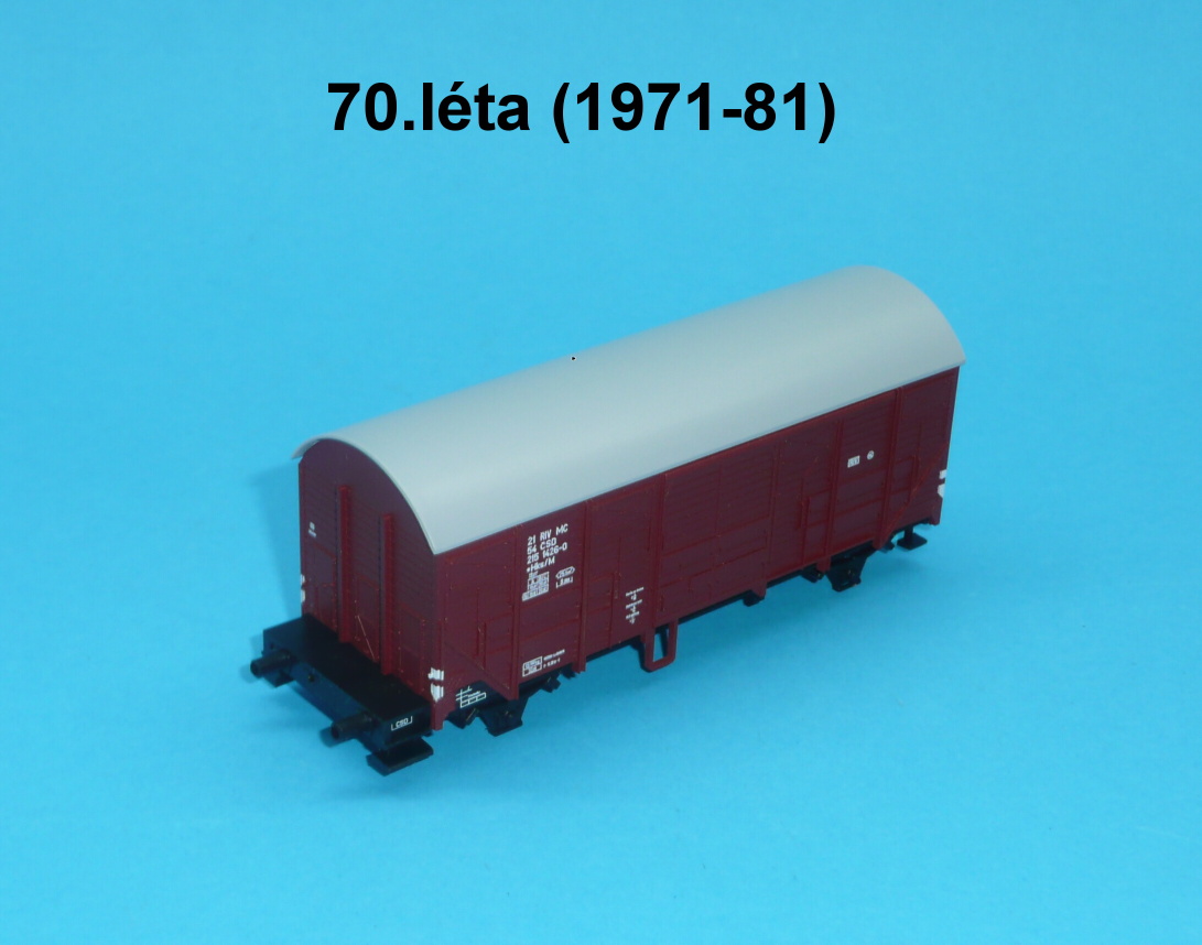 vagon M/Hks  ČSD 70. léta - H0 1:87 - provozní stav 
