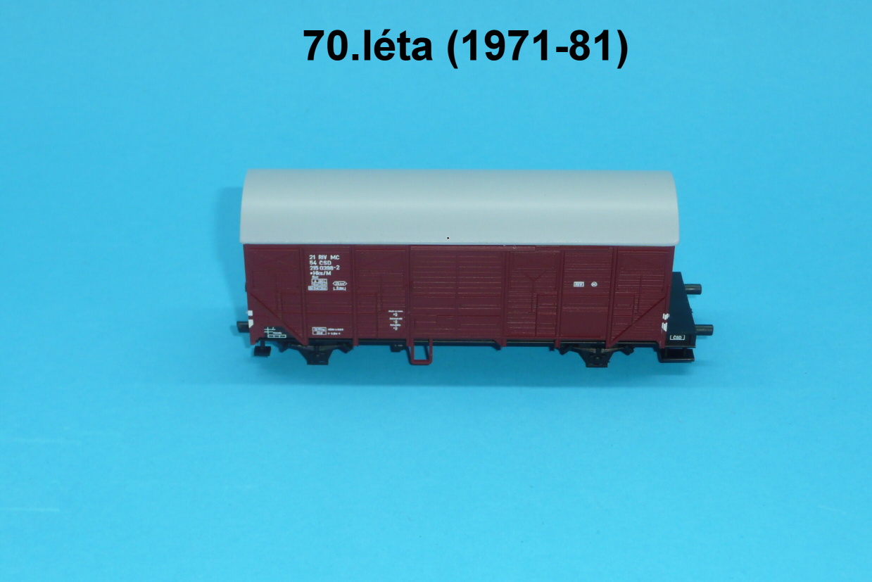 vagon M/Hks  ČSD 70. léta - H0 1:87 - provozní stav 