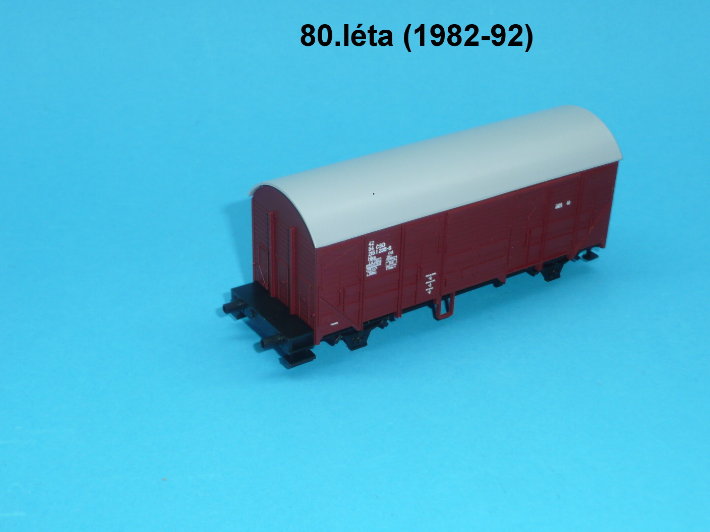 vagon M/Hks  ČSD 80. léta - H0 1:87 - provozní stav 