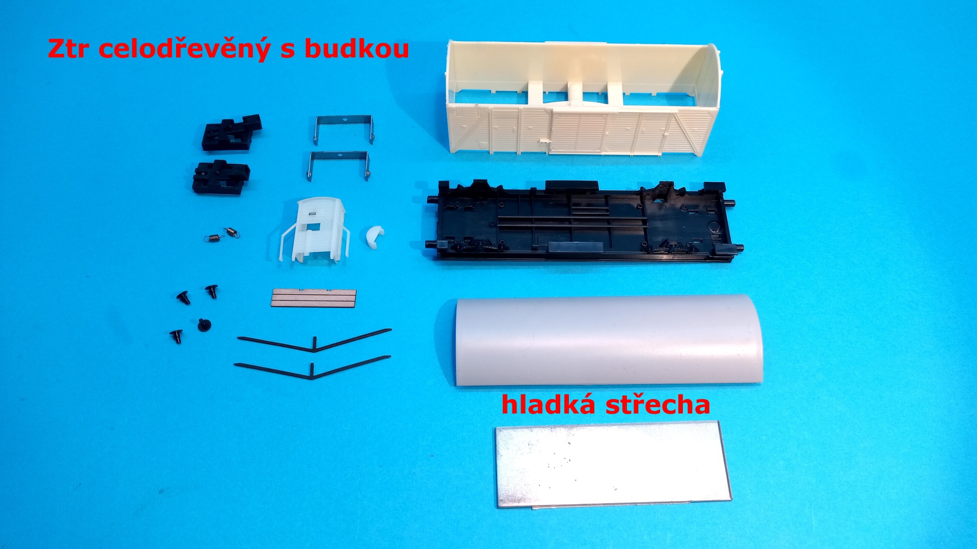 stavebnice vozu Ztr s budkou - H0 1:87 - č.5
