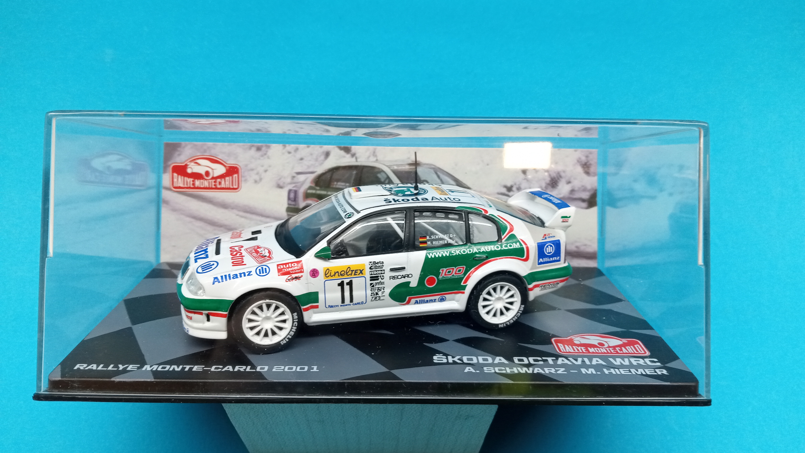 Škoda Octavia WRC #11 Schwarz/Hiemer - Rallye MC 2001 - 1:43