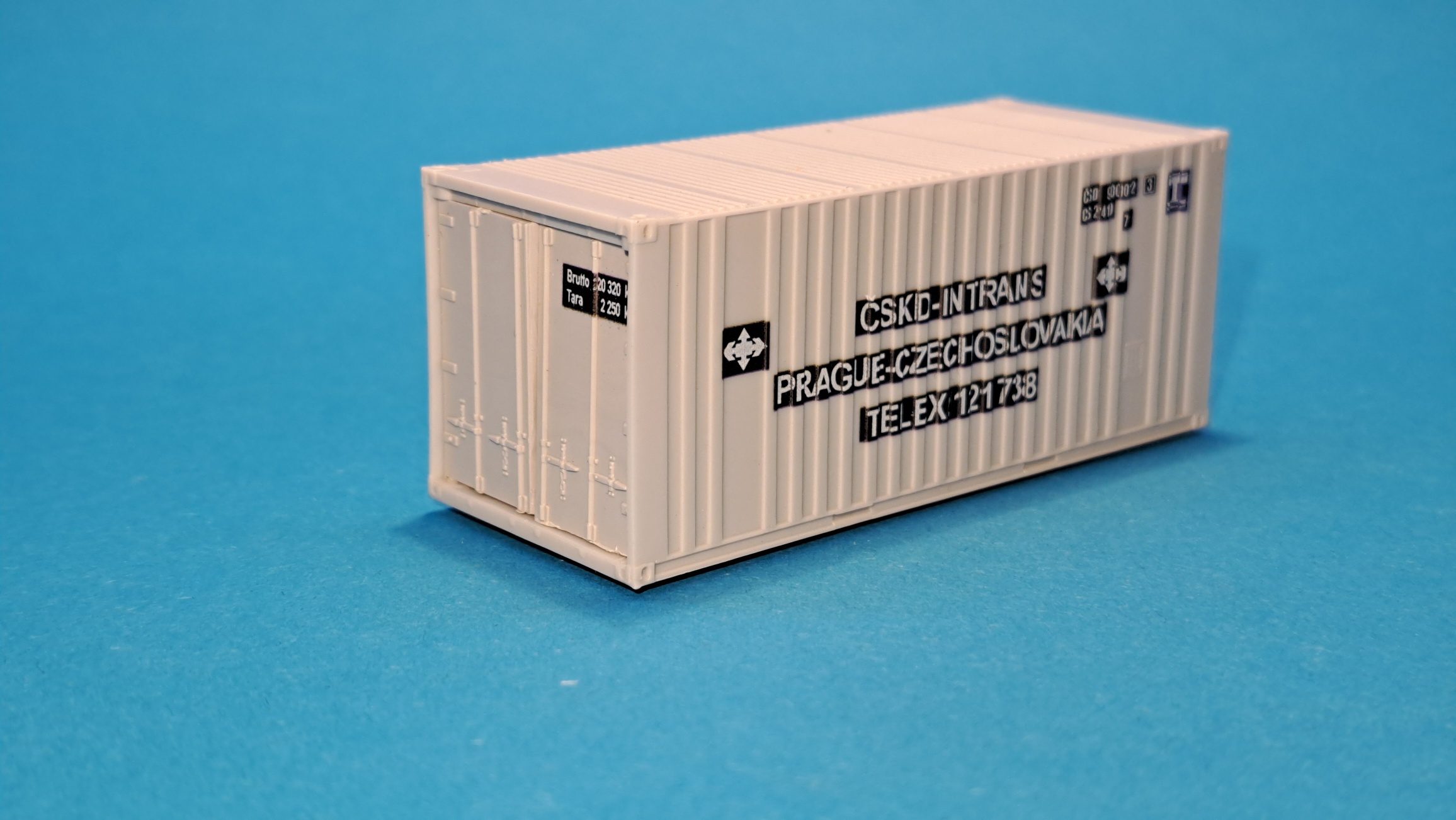 Kontejner 20" ČSKD INTRANS - 1:87