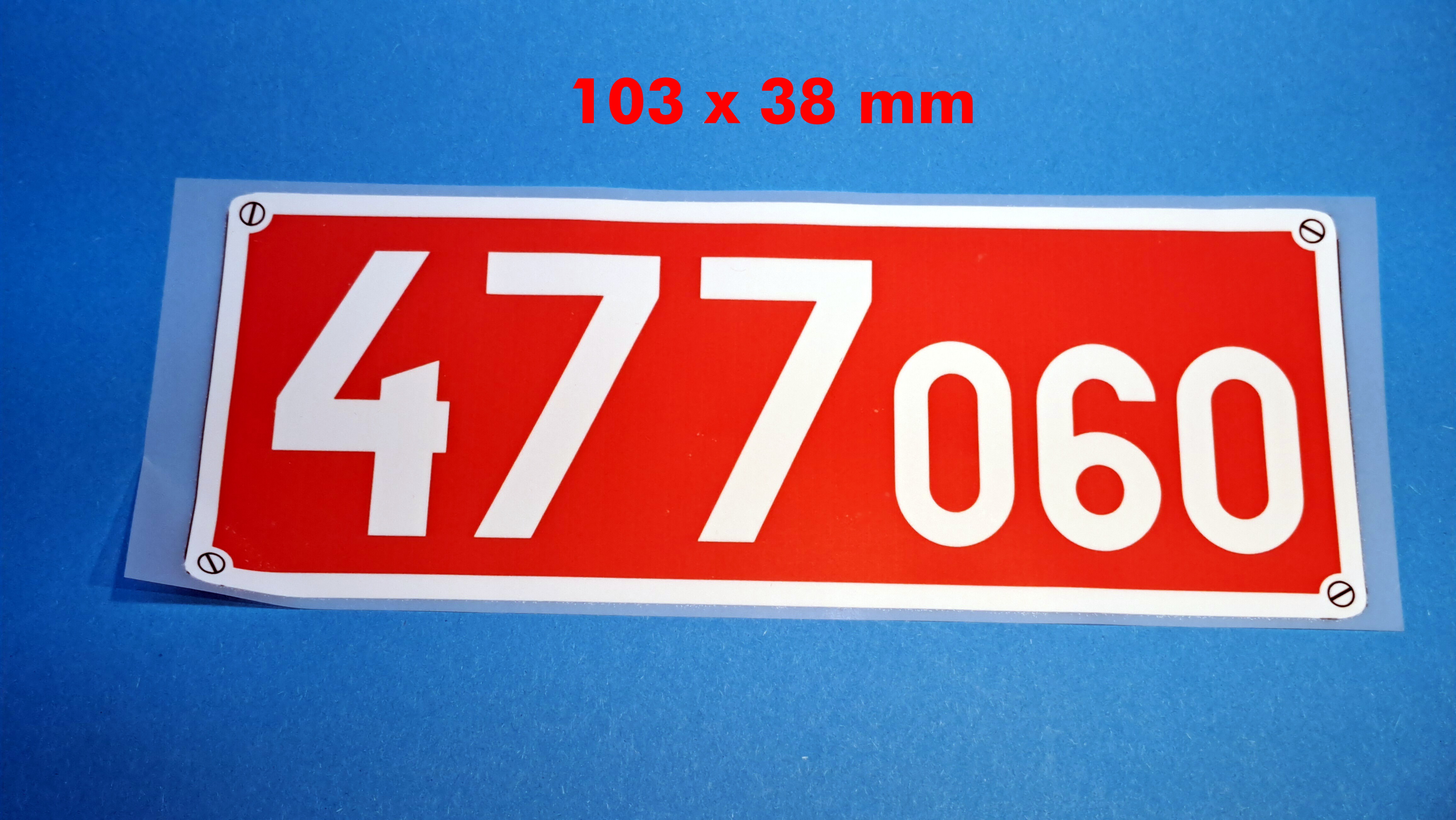 477.060 - nažehlovací obtisk - malý