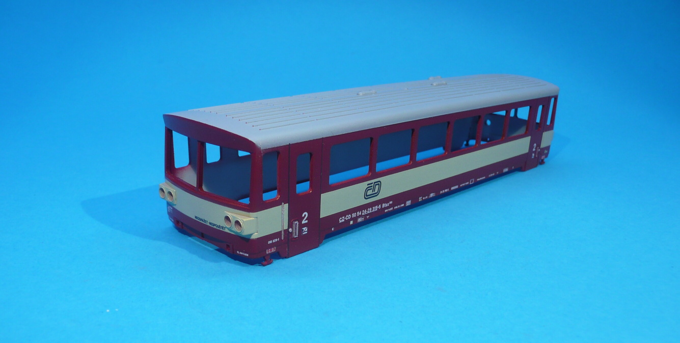 Polostavebnice makety přívěsného vozu Btax k  M152 - 1:87