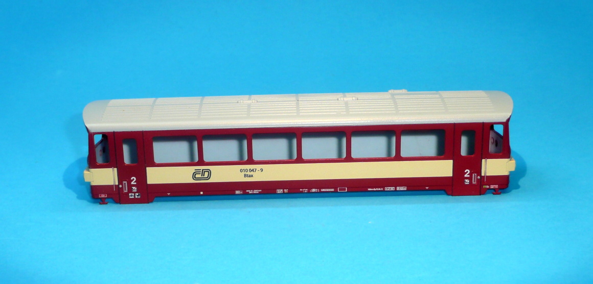 Polostavebnice makety přívěsného vozu Btax k  M152 - 1:87