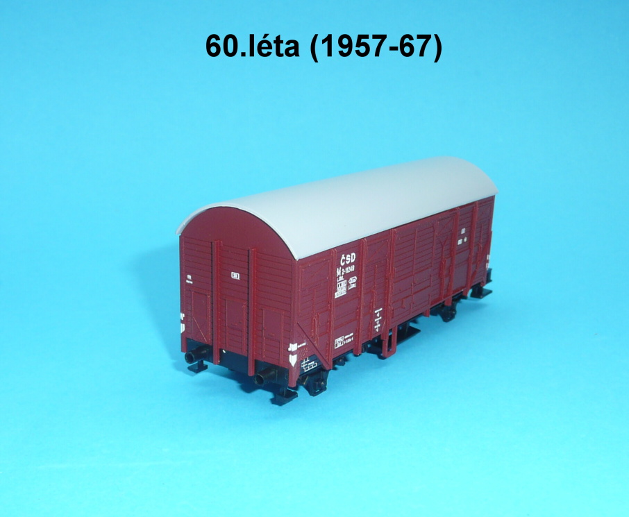 vagon M/Hks  ČSD 60. léta - H0 1:87 - provozní stav 