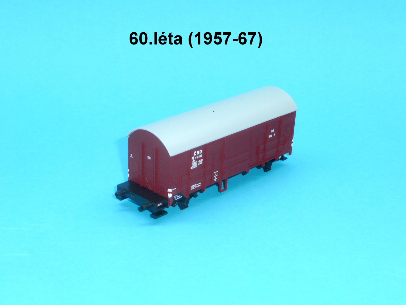 vagon M/Hks  ČSD 60. léta - H0 1:87 - provozní stav 