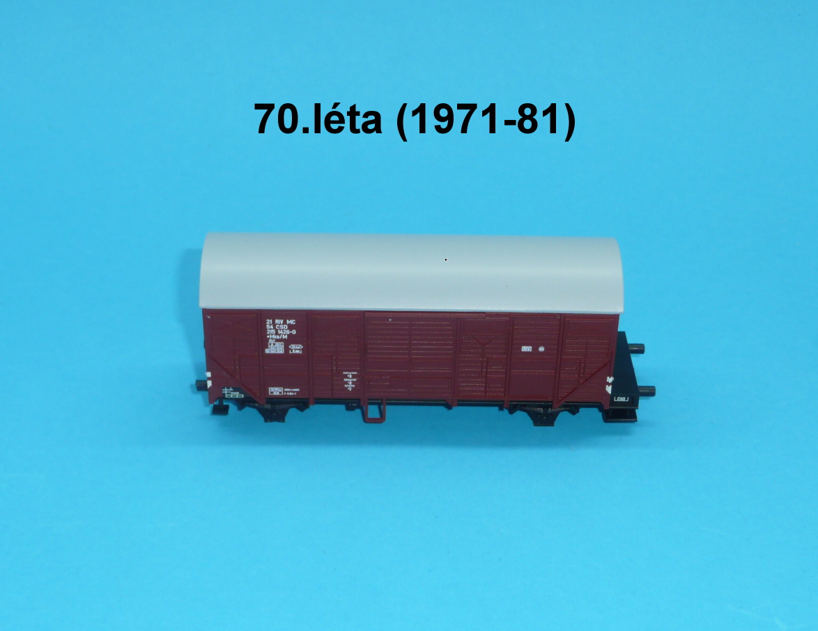 vagon M/Hks  ČSD 70. léta - H0 1:87 - provozní stav 
