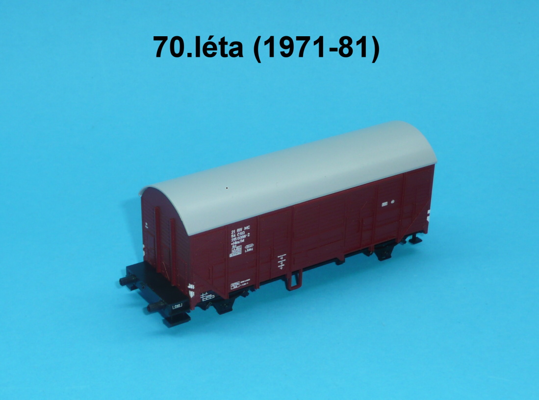 vagon M/Hks  ČSD 70. léta - H0 1:87 - provozní stav 