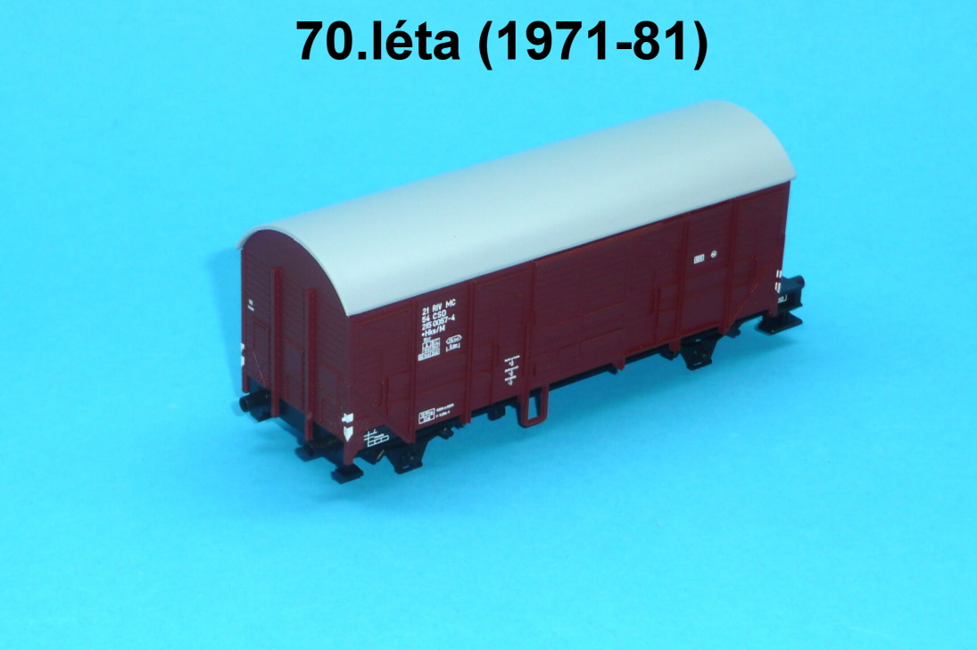 vagon M/Hks  ČSD 70. léta - H0 1:87 - provozní stav 