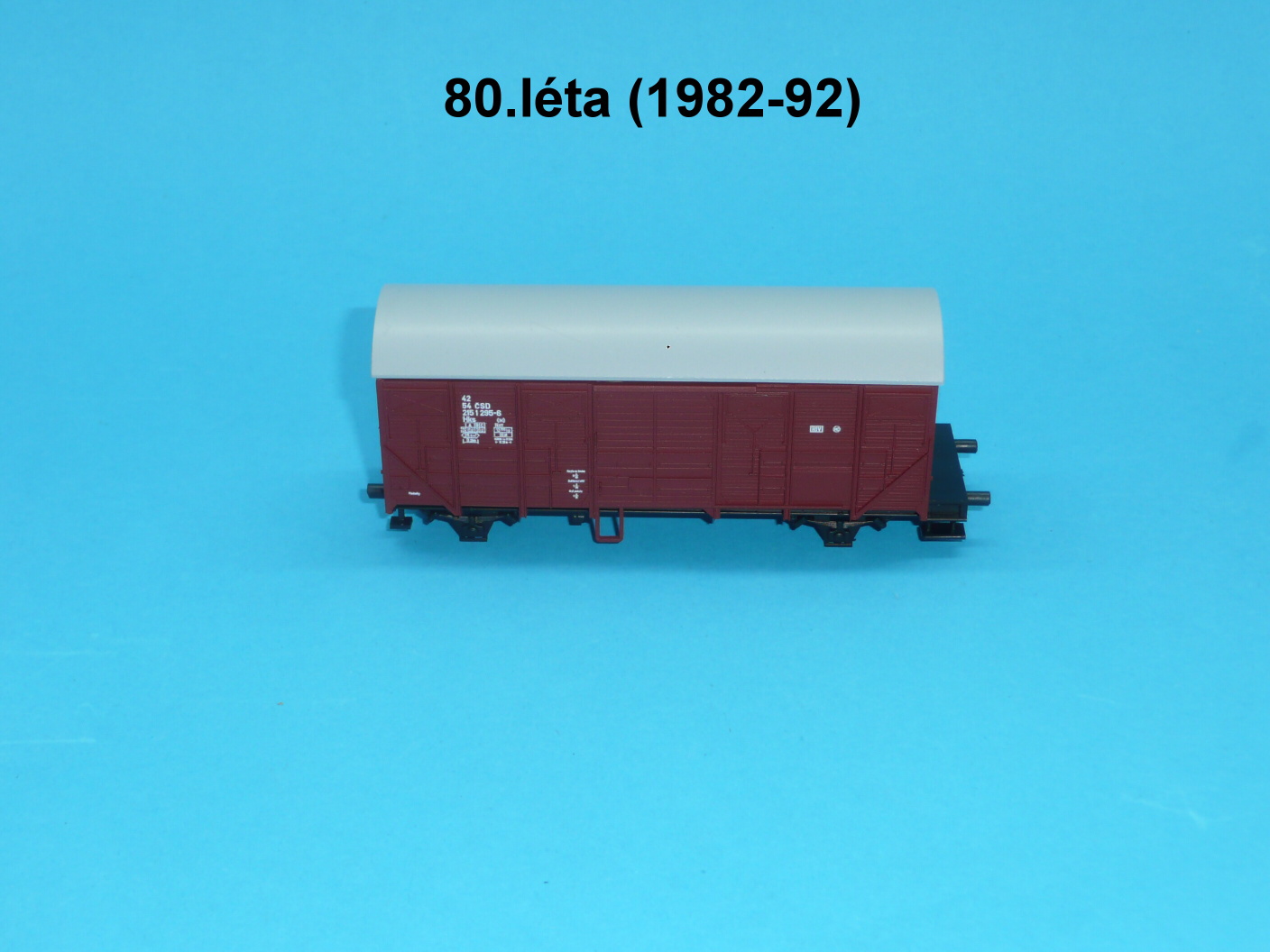 vagon M/Hks  ČSD 80. léta - H0 1:87 - provozní stav 