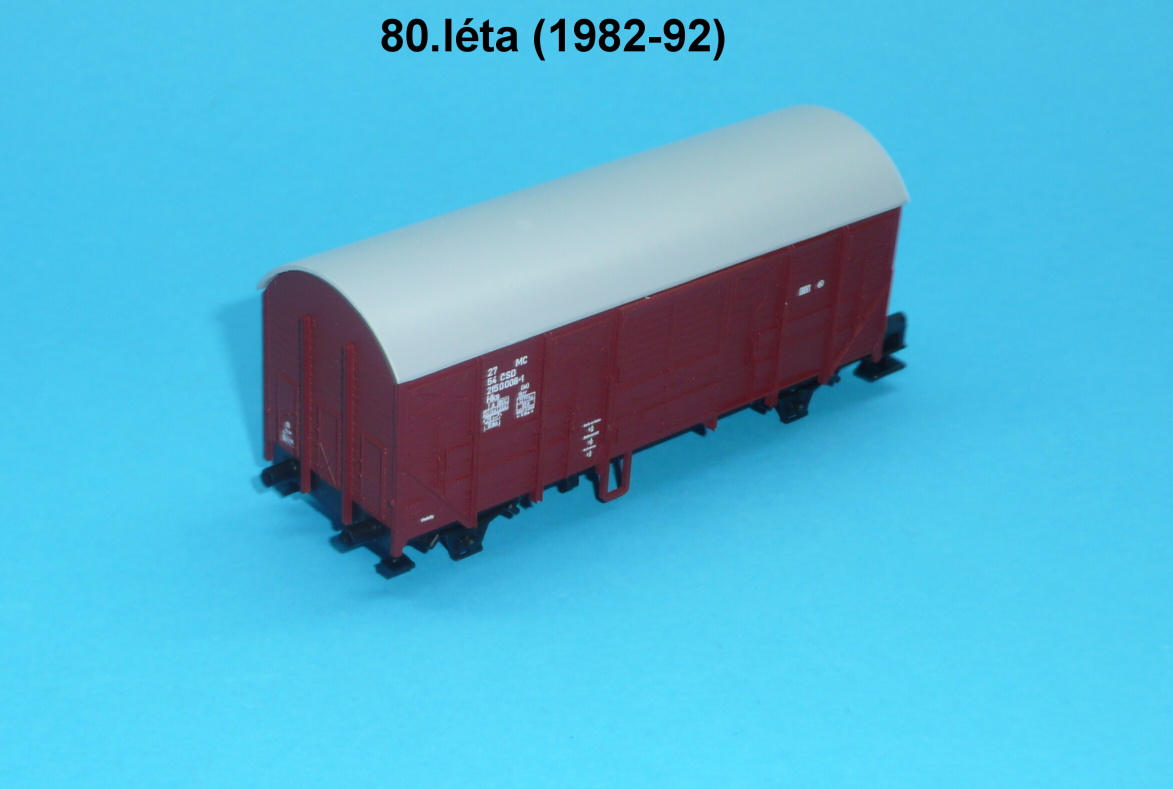 vagon M/Hks  ČSD 80. léta - H0 1:87 - provozní stav 