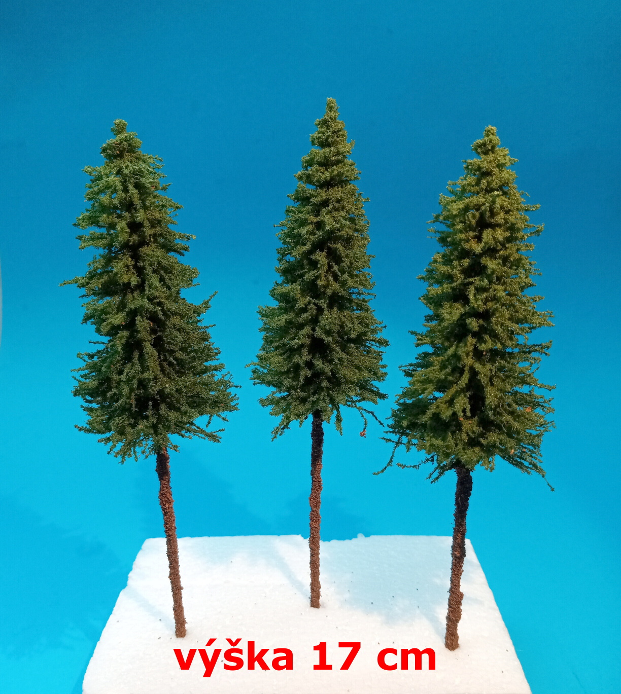 Strom jehličnatý - výška 17 cm