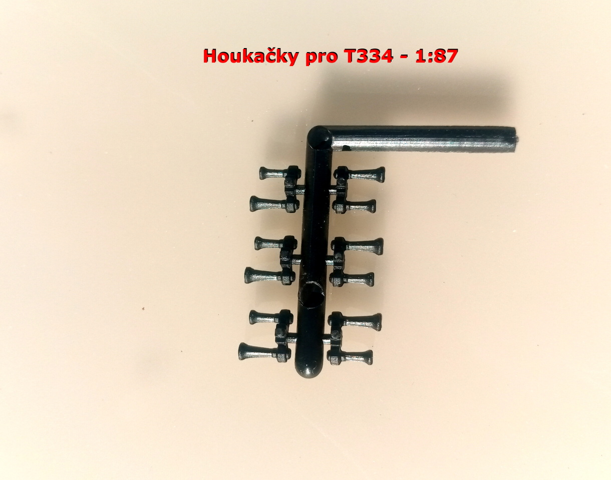 Houkačky pro T334 - 1:87