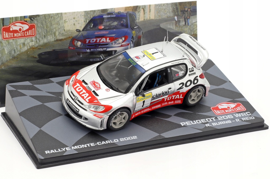 Peugeot 206 WRC #1 Rallye Monte Carlo 2002 - 1:43