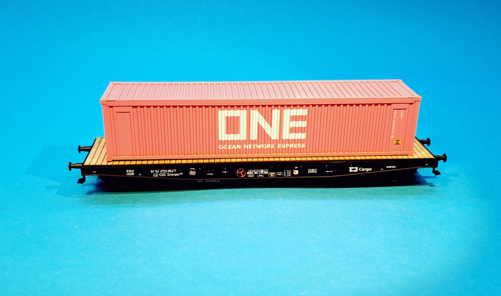 1:87 - vagon Pao/Smmps se 40" kontejnerem ČD Cargo - ONE