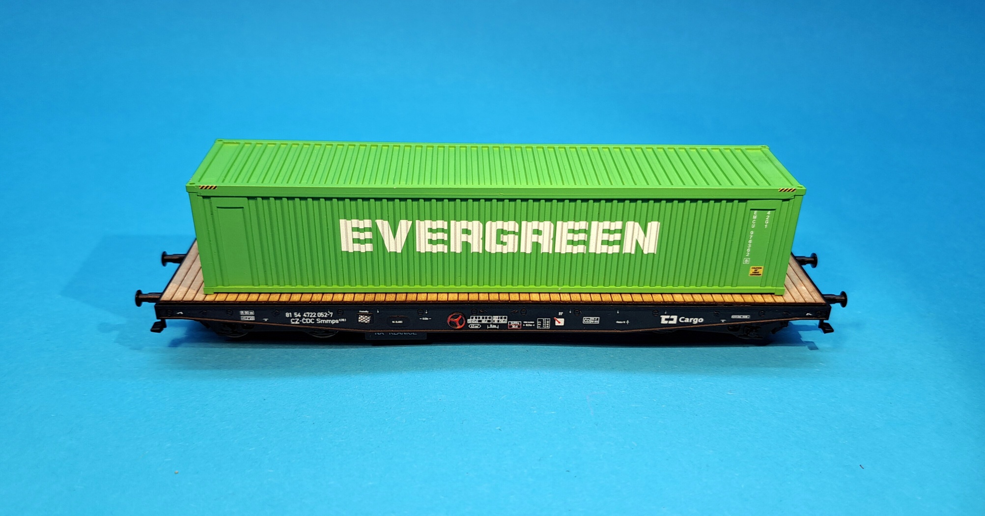1:87 - vagon Pao/Smmps se 40" kontejnerem ČD Cargo - EVERGREEN