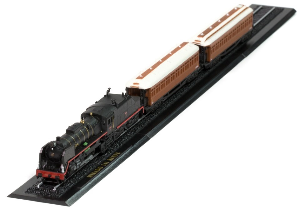 1:220 -  ATLAS MIKADO 141 RENFE - Z GAUGE - GREAT TRAINS OF THE WORLD