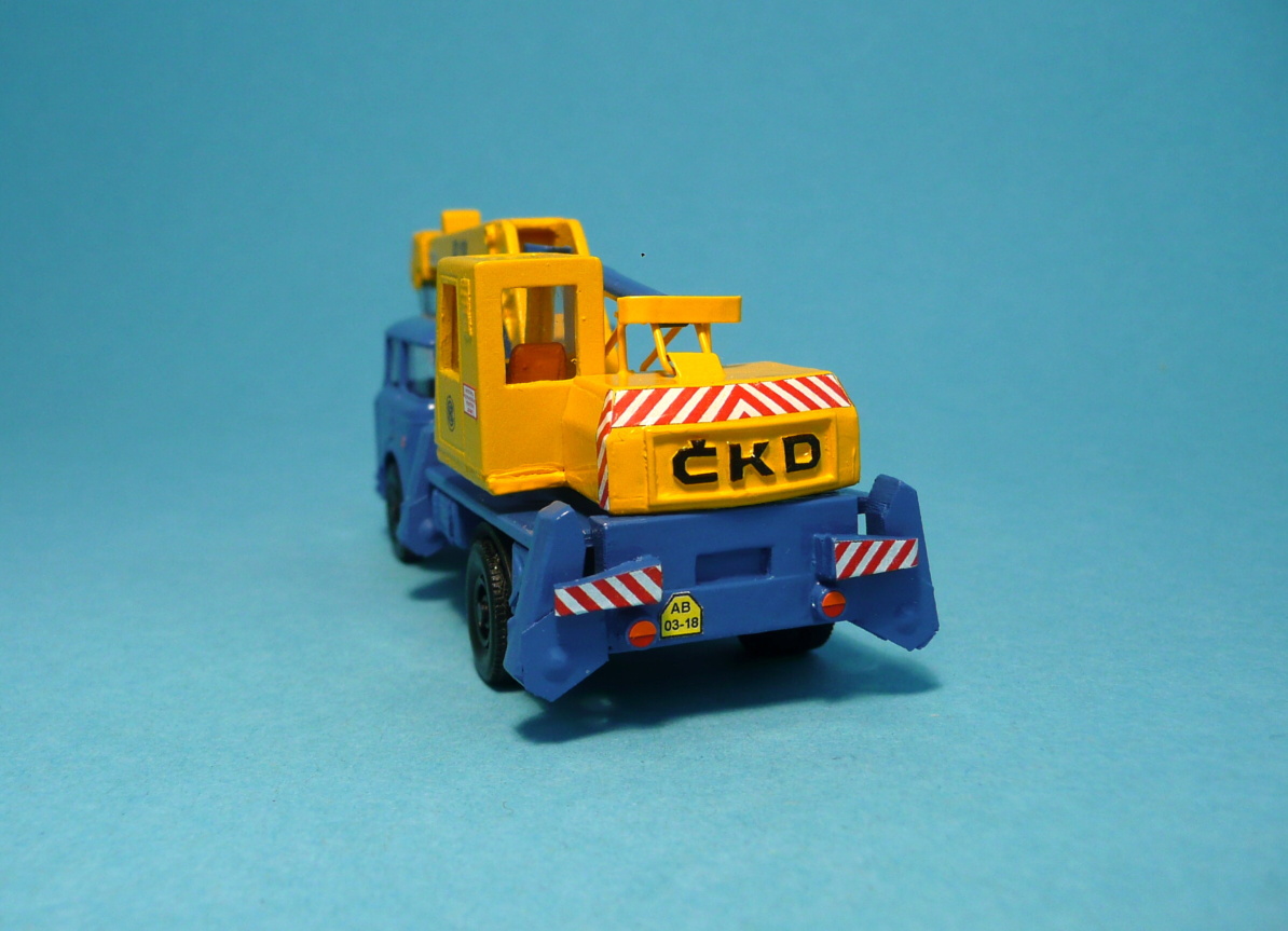 ŠKODA 706 - autojeřáb AD100 - 1:87