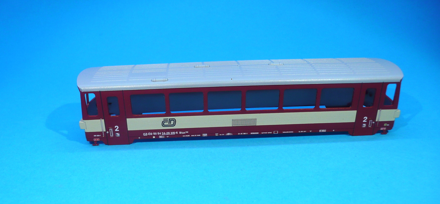 Polostavebnice makety přívěsného vozu Btax k  M152 - 1:87