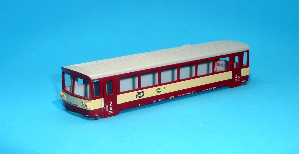 Polostavebnice makety přívěsného vozu Btax k  M152 - 1:87