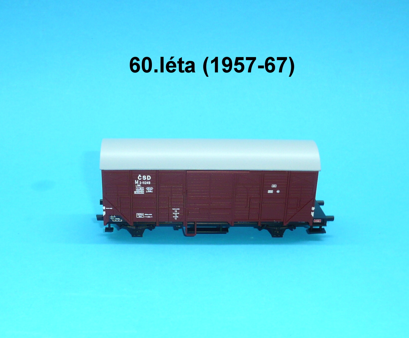 vagon M/Hks  ČSD 60. léta - H0 1:87 - provozní stav 
