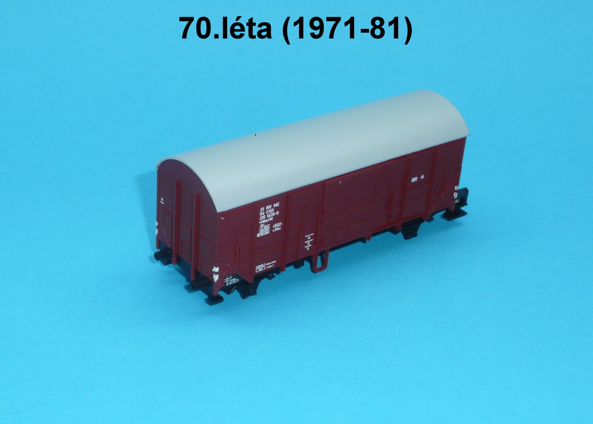 vagon M/Hks  ČSD 70. léta - H0 1:87 - provozní stav 