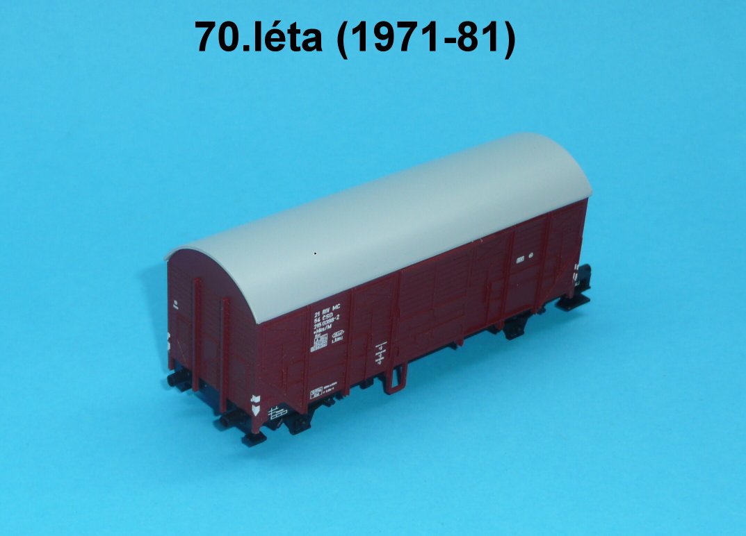 vagon M/Hks  ČSD 70. léta - H0 1:87 - provozní stav 