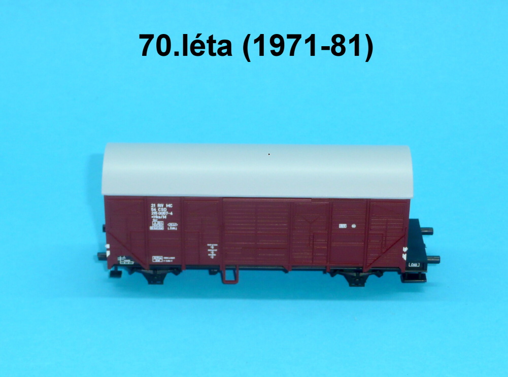 vagon M/Hks  ČSD 70. léta - H0 1:87 - provozní stav 