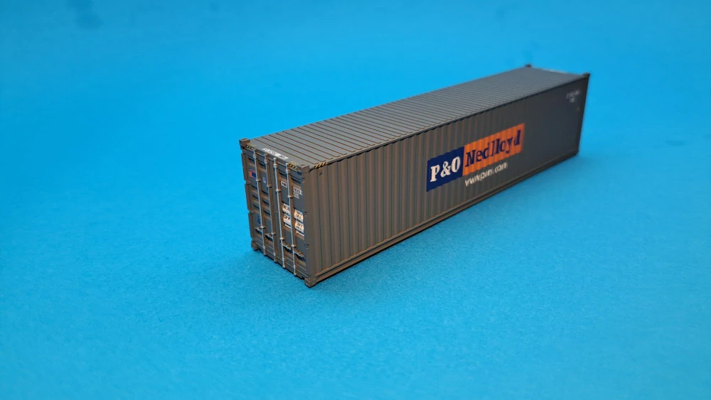 Kontejner 40" velkokapacitní  - P&O Nedlloyd - 1:87