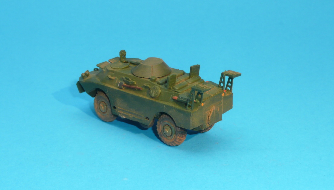 BRDM-2rch chemický a radiační průzkum - sestavený model 1:87