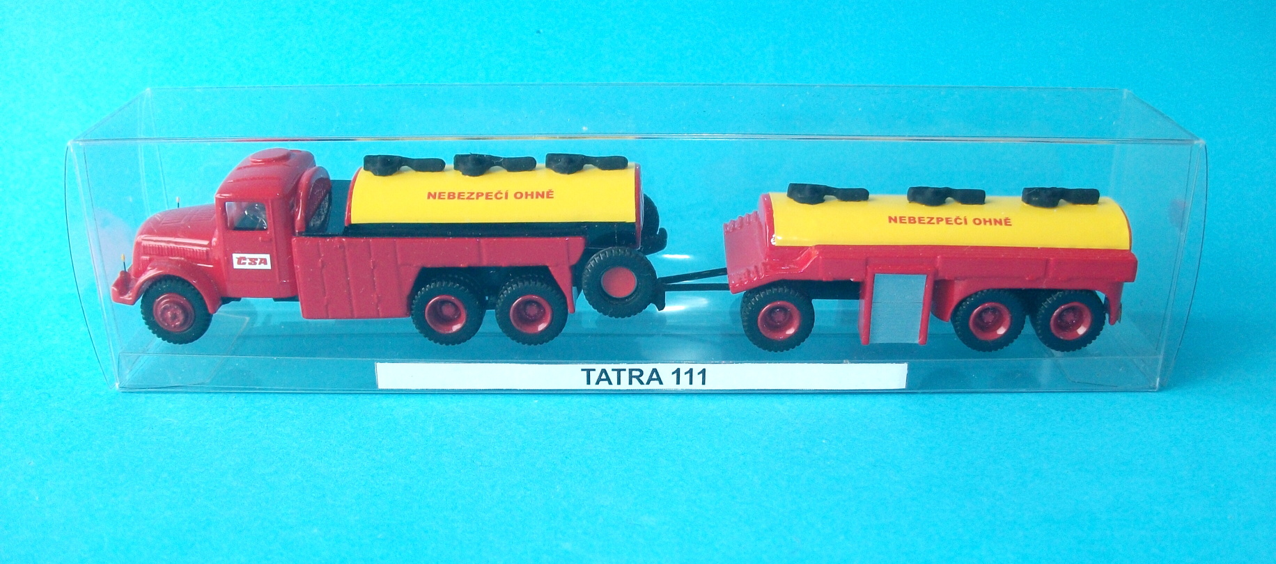TATRA 111 cisterna ČSA s přívěsem - 1:87