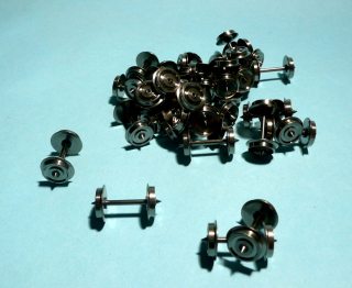 dvojkolí pro vagony H0 - 10,4 mm - 24,4 mm 2x izolované