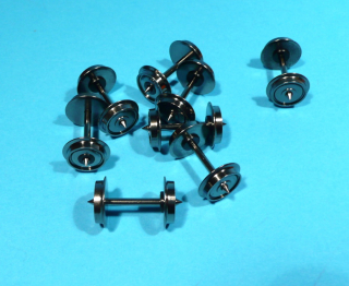 dvojkolí pro vagony H0  11 mm - 24,75 mm - 2x izolované