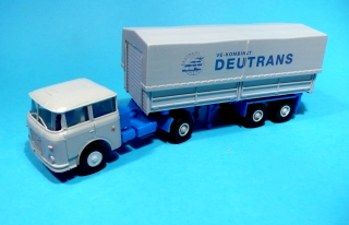 * Škoda 706 - tahač s návěsem a plachtou DEUTRANS - 1:87