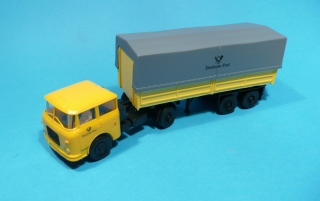* Škoda 706 - tahač s návěsem a plachtou DEUTSCHE POST - 1:87