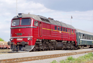 lokomotiva T679.1168   20 x 30 cm 
