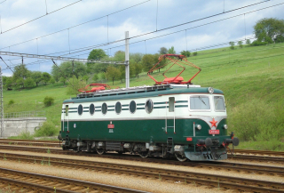 lokomotiva E499.047   20 x 30 cm 
