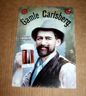 Carlsberg pivo  20 x 30 cm 