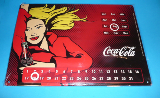 COCA COLA - věčný kalendář  20 x 30 cm 
