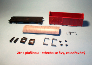 stavebnice vozu Ztr H0 1:87 - č.4