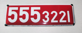 Samolepka 38x12 cm loko 555.3221